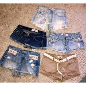 Hollister shorts bundle!